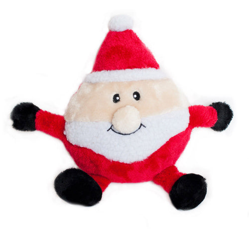 Zippy Paws Brainey Plush - Santa
