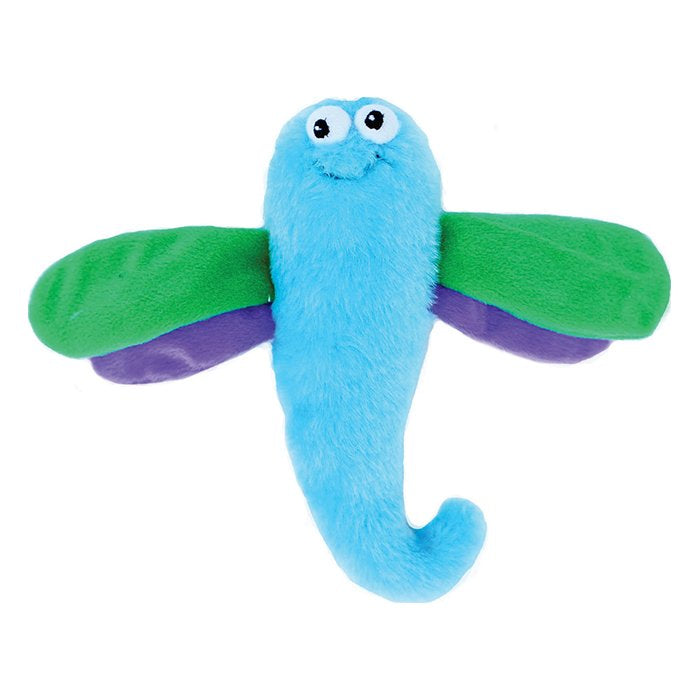 Zippy Paws Crinkle Dragonfly Plush Squeaker Dog Toy
