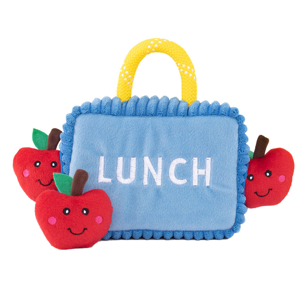 Zippy Paws Burrow - Lunch Box with Apples
