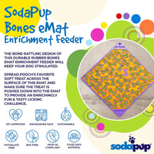 Load image into Gallery viewer, Soda Pup eMat - Lick Mat Bones
